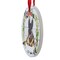 E & S Imports 3.5 Inch Ceramic German Shepherd Ornament Christmas Tree Ornament , Dog Puppy Ribbon Cherish Pet